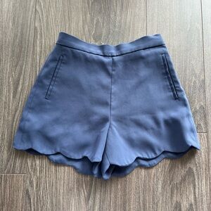 Wilfred High Waist Navy Blue Shorts